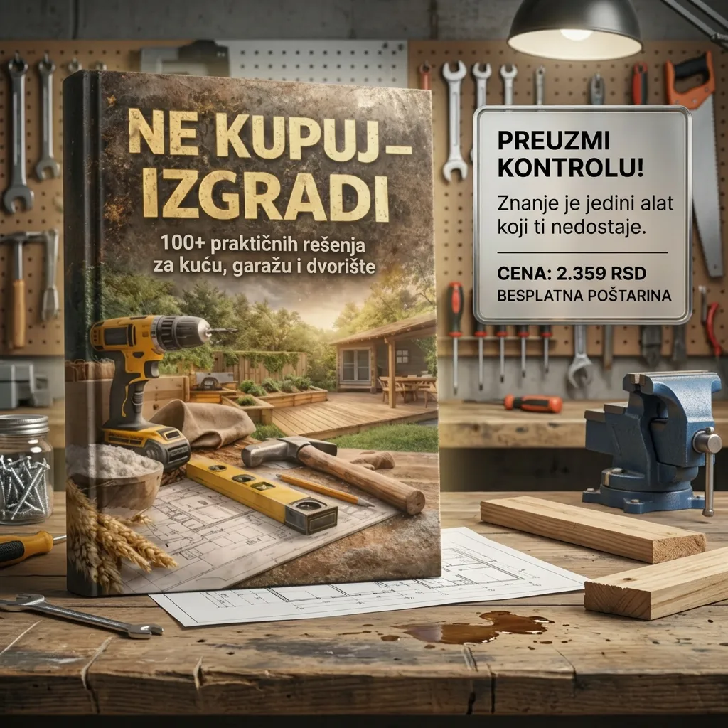 ne kupuj-izradi 🔨 NE KUPUJ – IZGRADI ✅ 100+ praktičnih rešenja za kuću, garažu i dvorište - slika 1